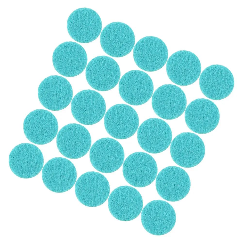 100 Pezzi di Dischetti di Cotone Rotondi per Diffusori di Oli Essenziali, Alta Assorbenza, Ricariche in Fibra di Cotone per Aromaterapia, Adatti per Pendenti da 25mm