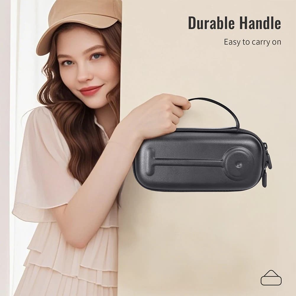 Borsa per Fotocamera con Panno per Lenti, Custodia da Viaggio Portatile, Custodia Rigida Impermeabile per Switch 2
