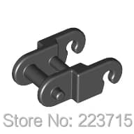 S717 * Catena di collegamento M = 1 * 100 pezzi Fai da te illumina il blocco di mattoni parte n. 3711, compatibile con altre particelle assemblate