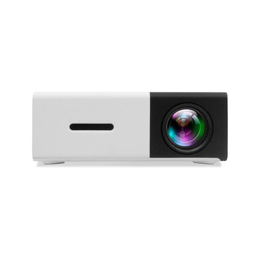 Portable Projector for Smartphone, Mini LED Projector for Bedroom, Laptop, Black Home Cinema