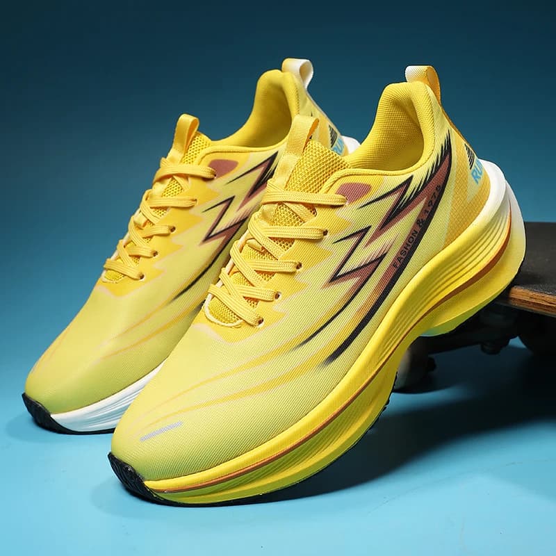 Unisex Sneakers High Quality Mesh Breathable Casual Outdoor Running High Elasticity Cushioning Fashion Running Shoes for Men