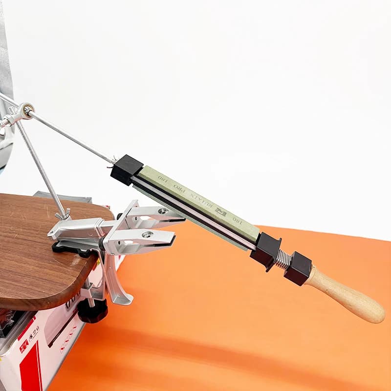 Affilacoltelli Professionale a Diamante ad Angolo Fisso, Strumento di Affilatura Rapida per Coltelli da Chef e Forbici