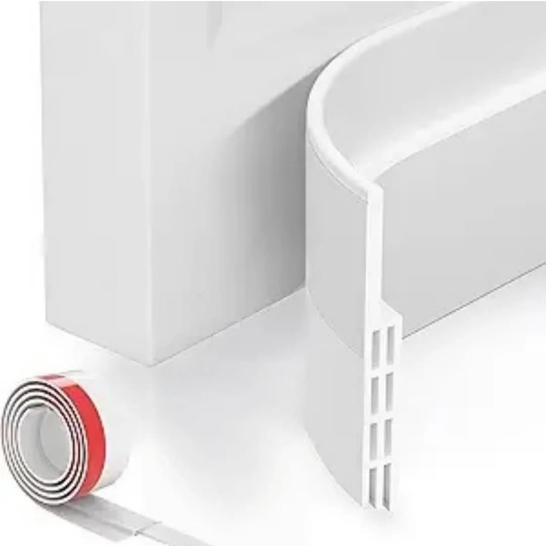 Guarnizione inferiore per porta, isolamento acustico, sigillatura a tre strati, adesivo per fughe di porta, striscia ferma-porta antifurto