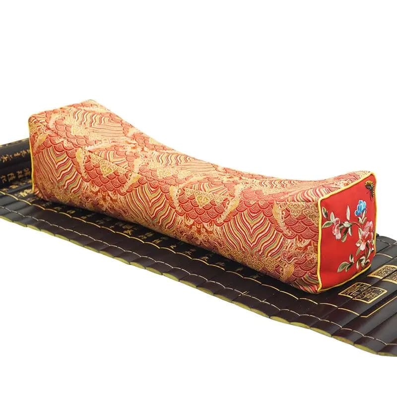 brocade embroidered water ridge, cassia seed flower, neck protection and repair, cervical spine cushion