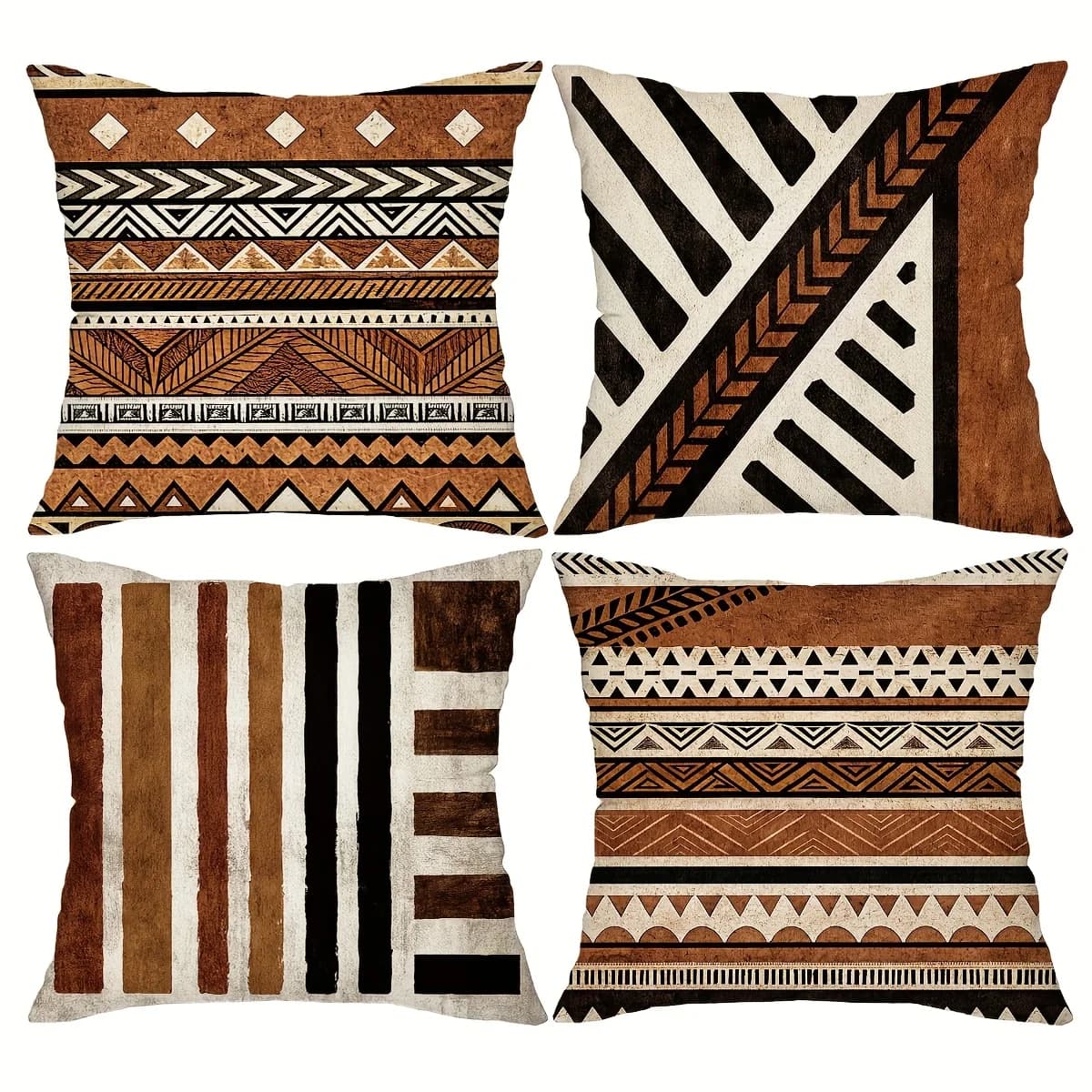 1/4 pezzi federe con motivi africani per decorazioni per la casa alla moda fodera per cuscino del divano decorazione della camera da letto di casa