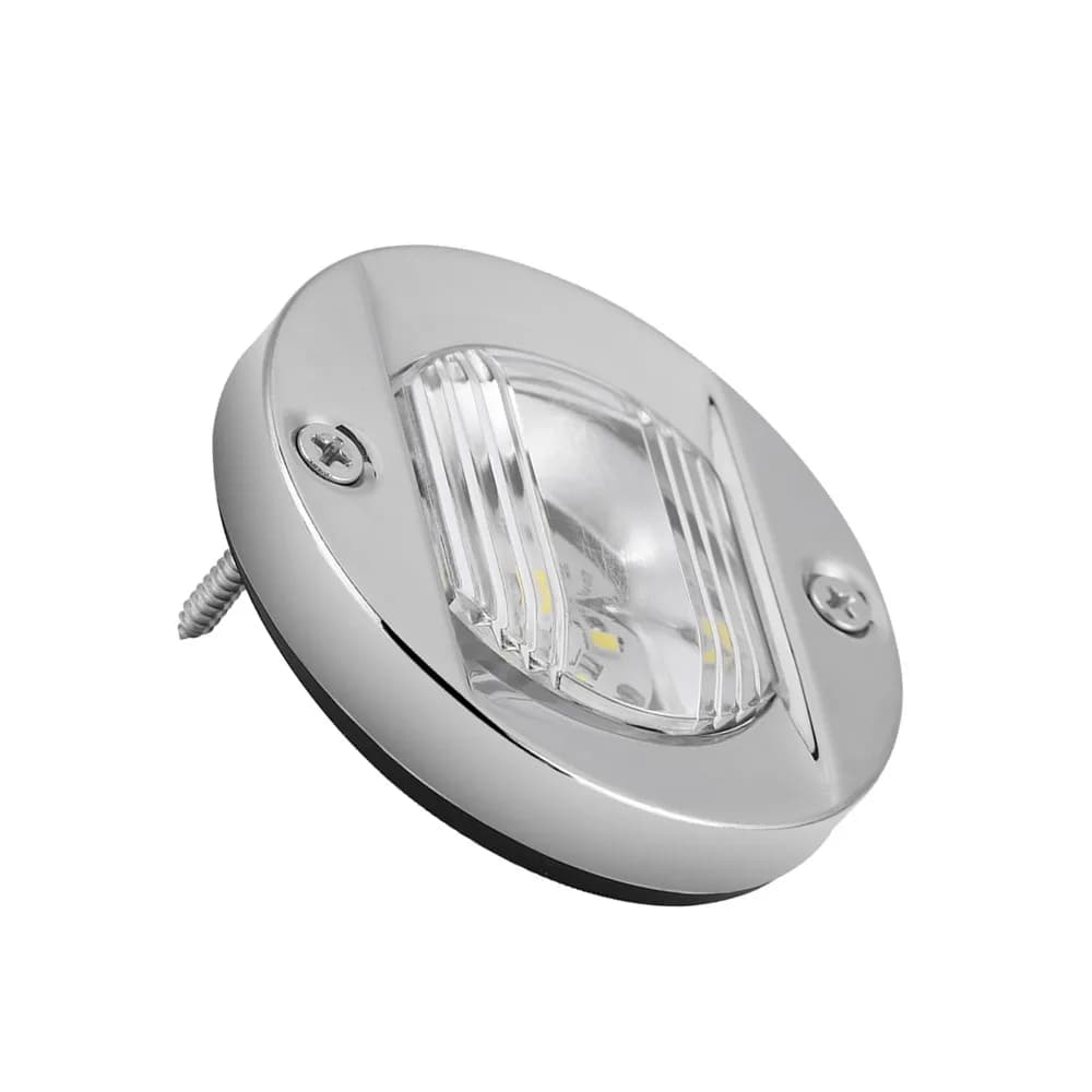 Luce di Ancoraggio 12V per Imbarcazioni, LED Bianco Impermeabile, Luce di Poppa in Acciaio Inox 304, Luce di Navigazione