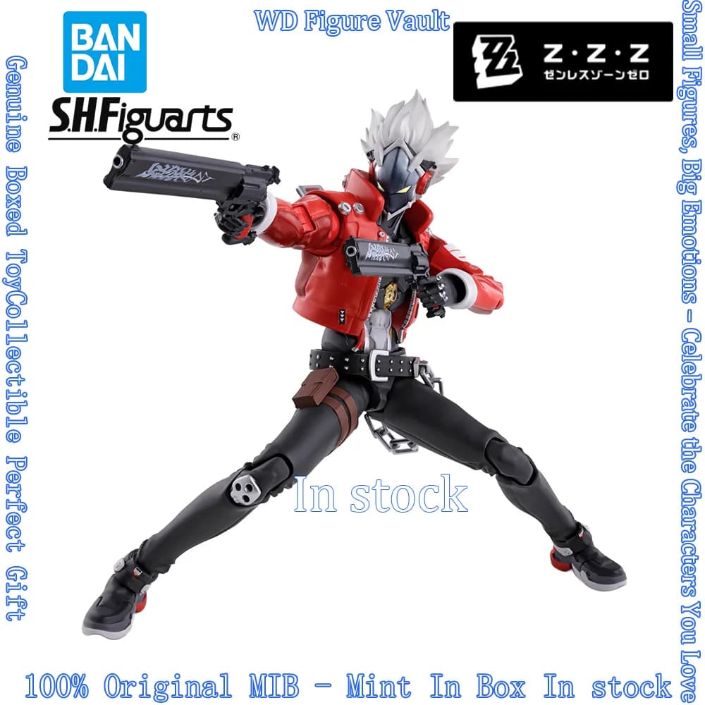 Disponibile - Bandai S.H.Figuarts Billy the Kid Zenless Zone Zero Dual Pistols - Action Figure con Mantello Rosso - Modellino Anime Originale in Scatola - Regalo