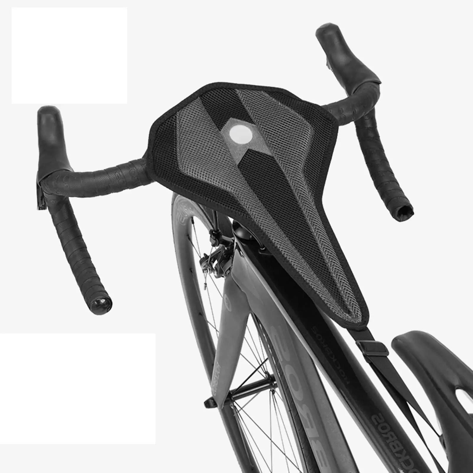 Cintura Assorbente per Allenamento in Bicicletta, Protezione Portatile per Telaio, Tessuto Leggero per Esercizi Indoor