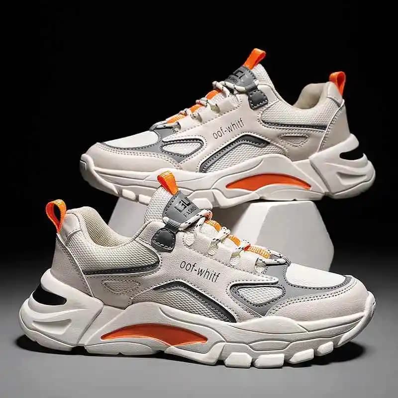 Sneakers Basse Leggere e Versatili da Uomo, Traspiranti, Stile Coreano, Scarpe da Corsa alla Moda per Esterni e Tempo Libero