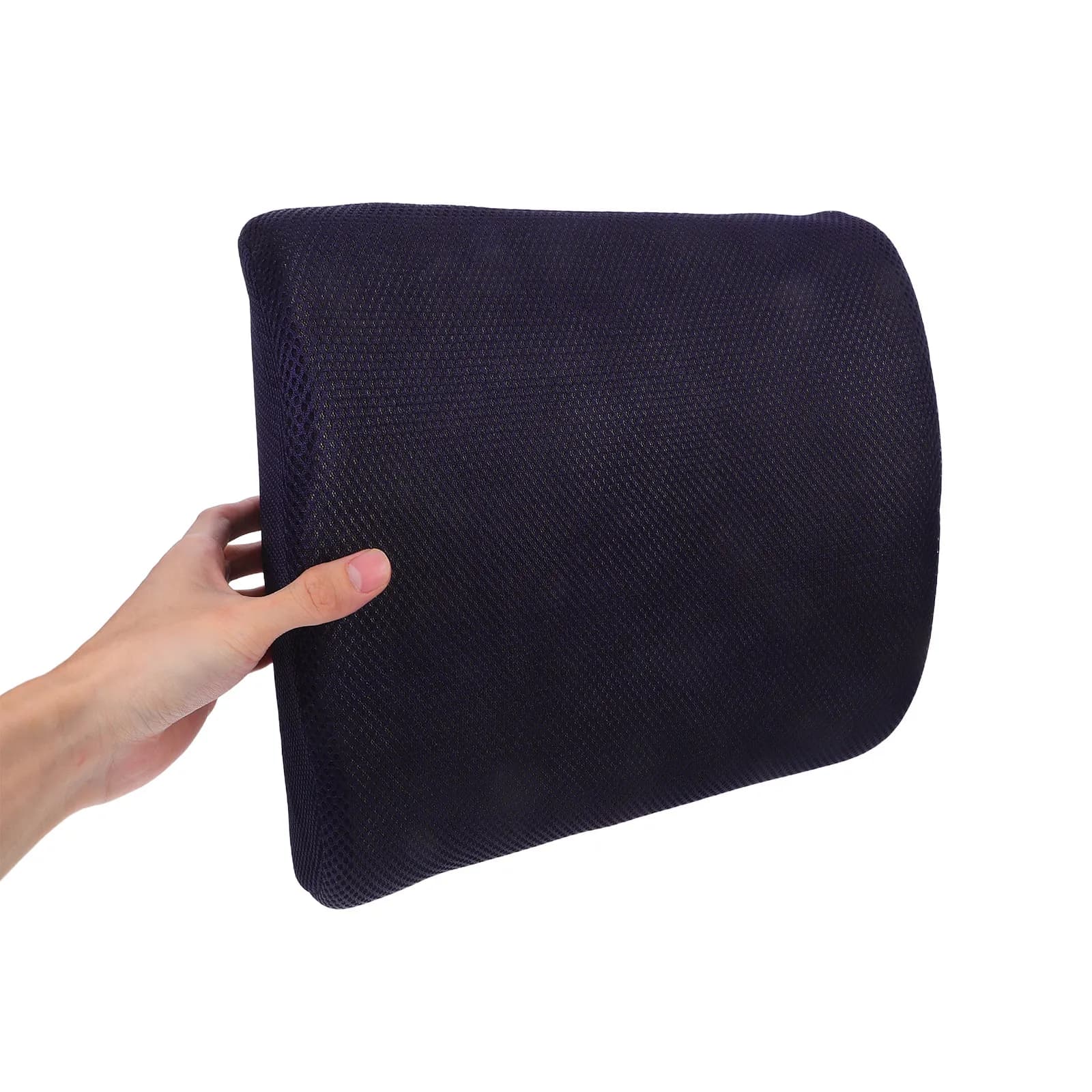 Cuscino Lombare in Memory Foam Traspirante con Rete, per Auto, Ufficio, Sedia da Gaming, Regolabile, Ergonomico, per Sollievo dal Dolore e Miglioramento della Postura