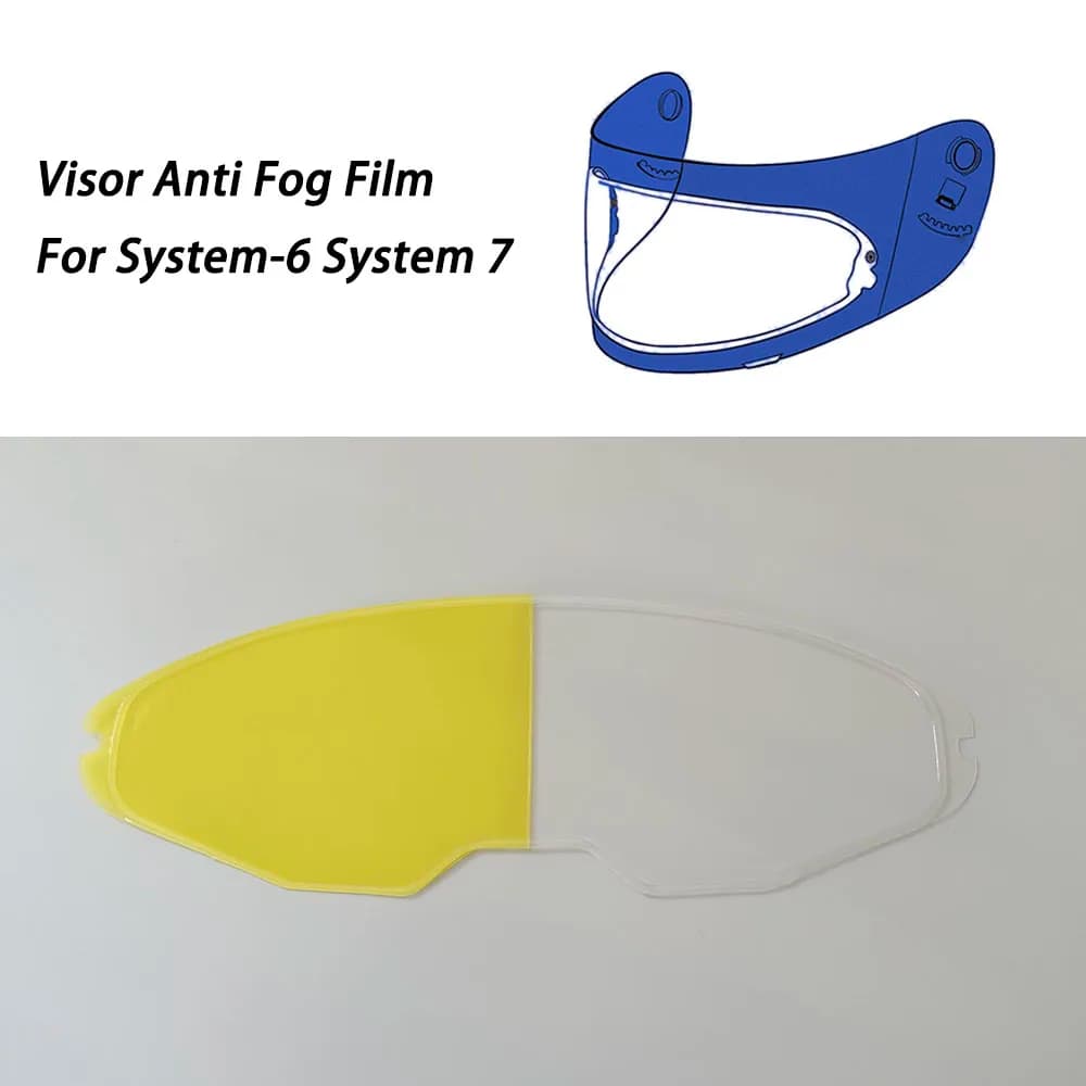 Motorcycle Helmet Lens Film Anti Fog For BMW System-6 System 7 Visor Anti Fog Film Accessories