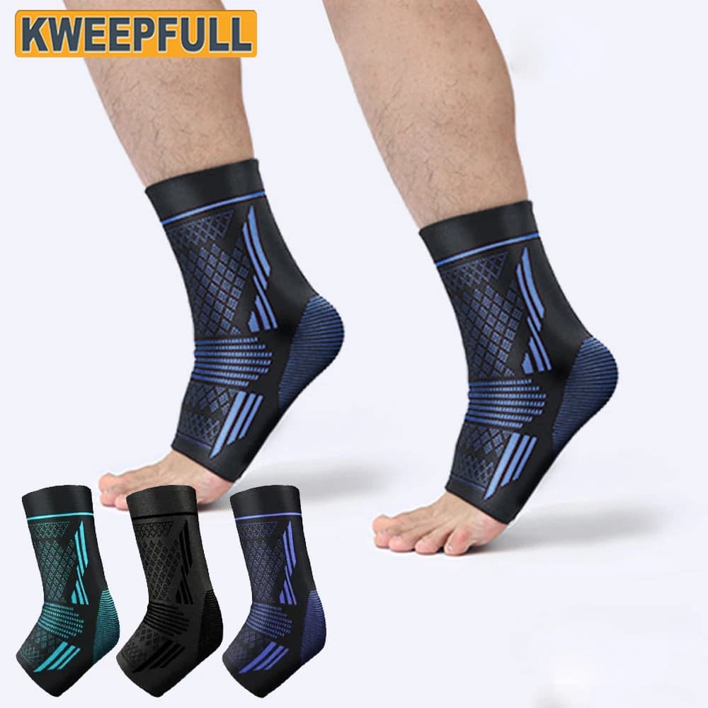 1 Pezzo di Fascia Compressiva Premium per Caviglia, Supporto per Sollievo dal Dolore, Recupero da Lesioni e Protezione Sportiva