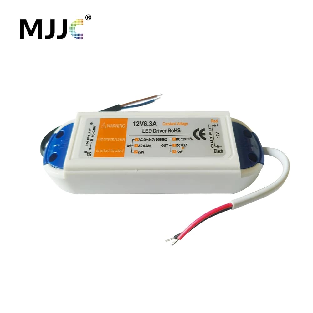 Alimentatore DC12V AC 110V 220V a 12V Adattatore trasformatore di alimentazione LED 18W 28W 48W 72W 100W Driver LED 12 Volt per luce di striscia LED