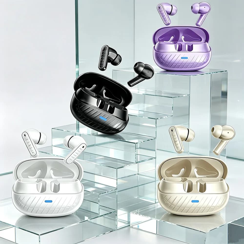 Original New Wireless Bluetooth Earphones TWS Hifi Stereo Headphones Noise Reduction Gaming Earbuds Sports Headset With Mic