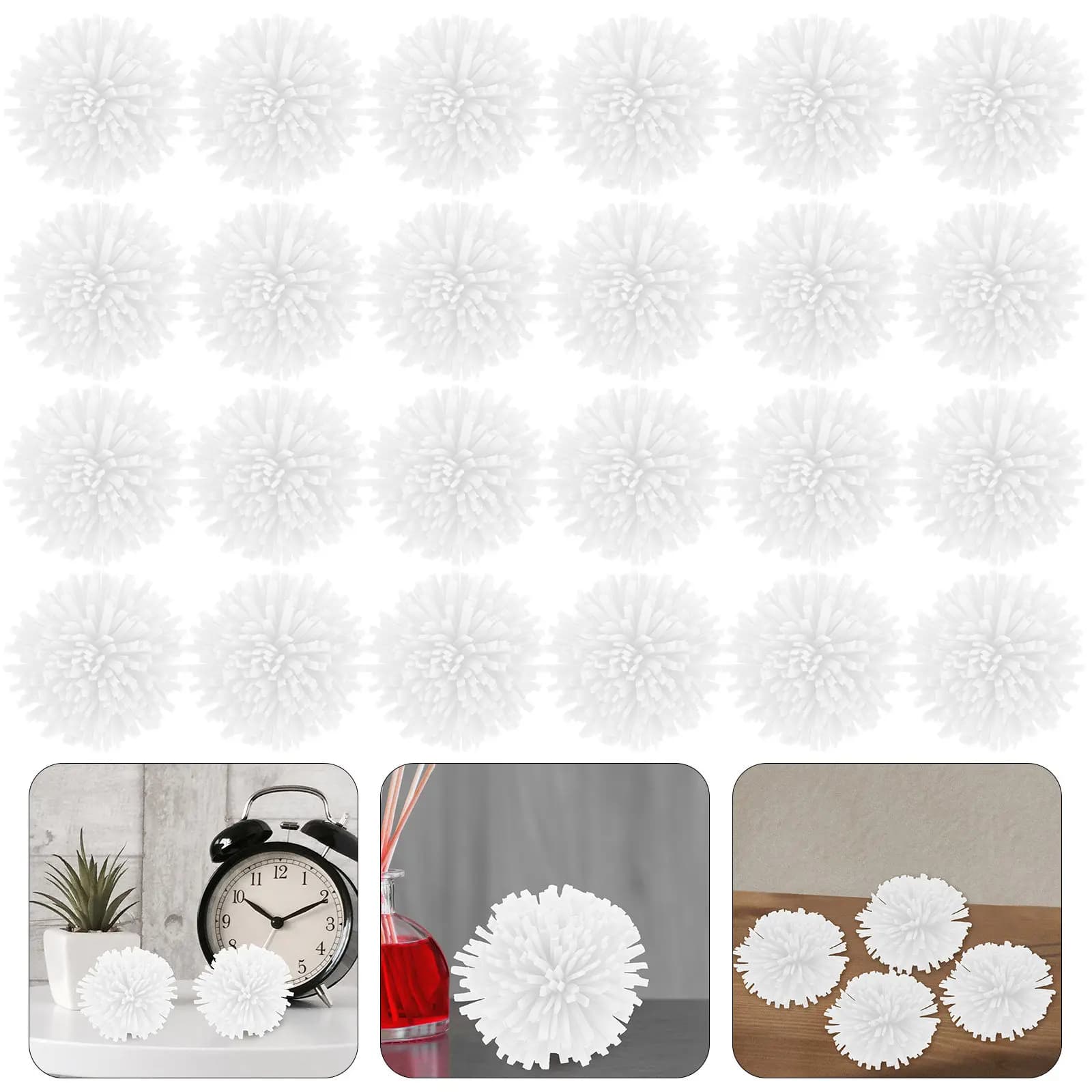 100 Pezzi Diffusore di Aromi Floreali Premium, Elegante Deodorante per Auto, Casa, Armadio, Scarpiera e Guardaroba