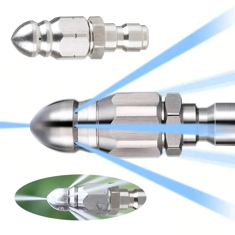 Fognary Casting Machine Connector for Quick Washer Multifunction Pipe Washer Tools Head for Pressurejet Cleaners