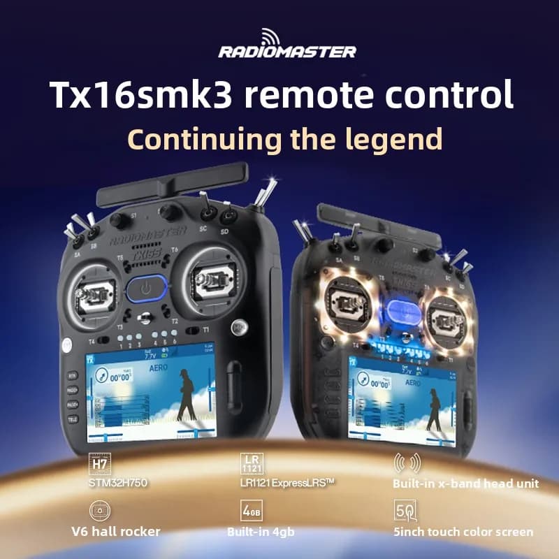 Radiomaster TX16S MK3 radiocomando con sistema open source ELRS V6 e joystick Hall per droni