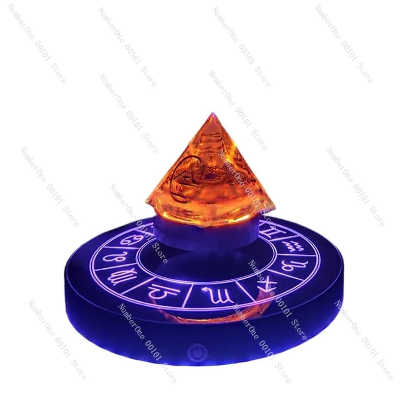 Vassoio espositivo a levitazione magnetica, 360 ° Luce notturna rotante a forma di costellazione, lampada d'atmosfera creativa, decorazione per la casa, idea regalo