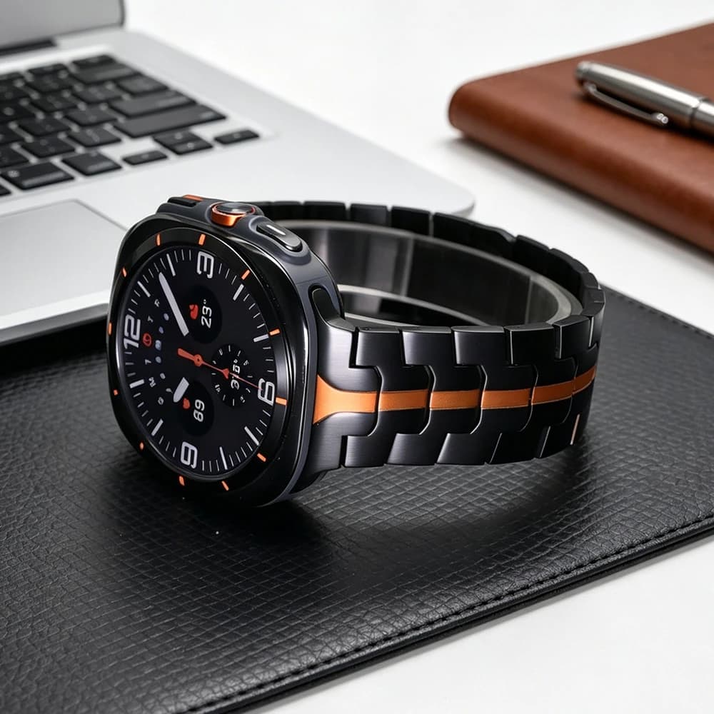 Cinturino in titanio per Samsung Galaxy Watch Ultra 2025 Bracciale da uomo Cinturino in metallo di lusso per Samsung 7 ultra GALAXY ULTRA 47MM Correa