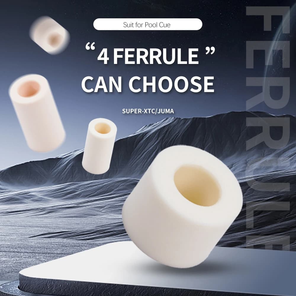 Billiard cue Ferrule with XTC and Juma Series for pool cue stick Billiard Accessories