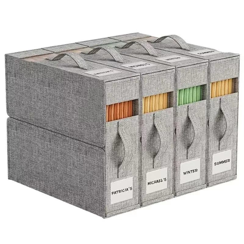 1 piece folding multifunctional storage box for bedding set, bedroom organizer for clothes, pants and sheets