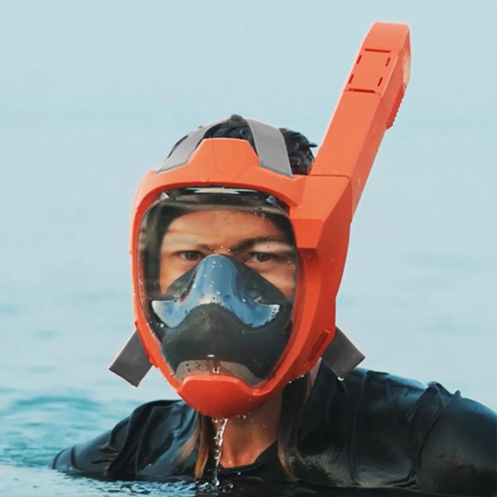 Maschera subacquea per adulti, anti-perdita, con visuale panoramica completa, anti-appannamento, attrezzatura per snorkeling per adulti, per immersioni, nuoto, donne e uomini