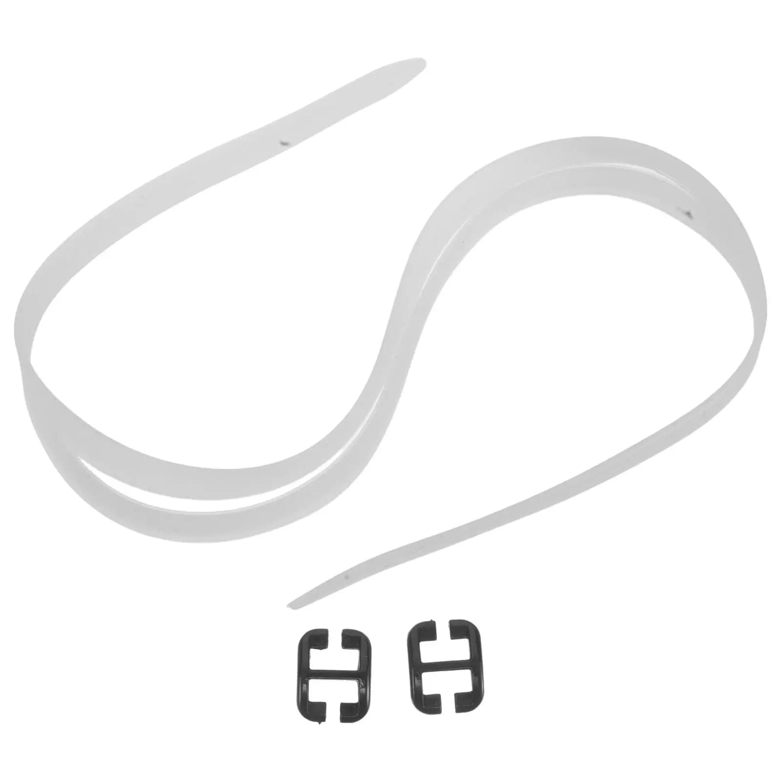 Swim Goggle Replacement Straps Silicone Two Buckles High Elasticity Wear-Resistant Headband for Swimming Diving Snorkeling
