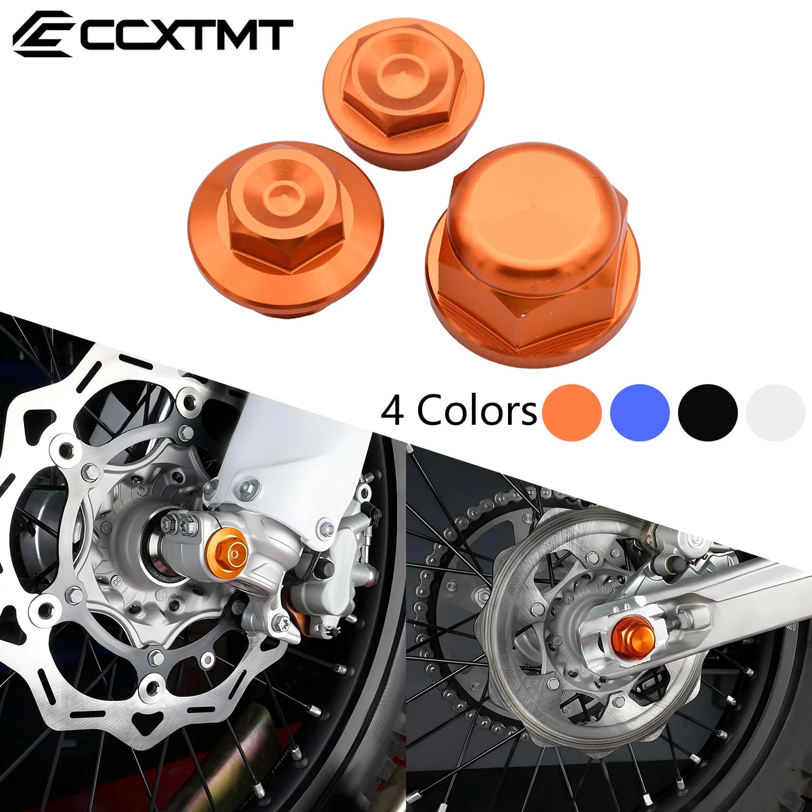 CNC Ruota Anteriore Dado di Bloccaggio Bullone Catena Posteriore di Regolazione Asse Blocco Asse Ruota Dado Cocer Per KTM SX SXF XC XCF EXC EXCF XCW SMR 85-530