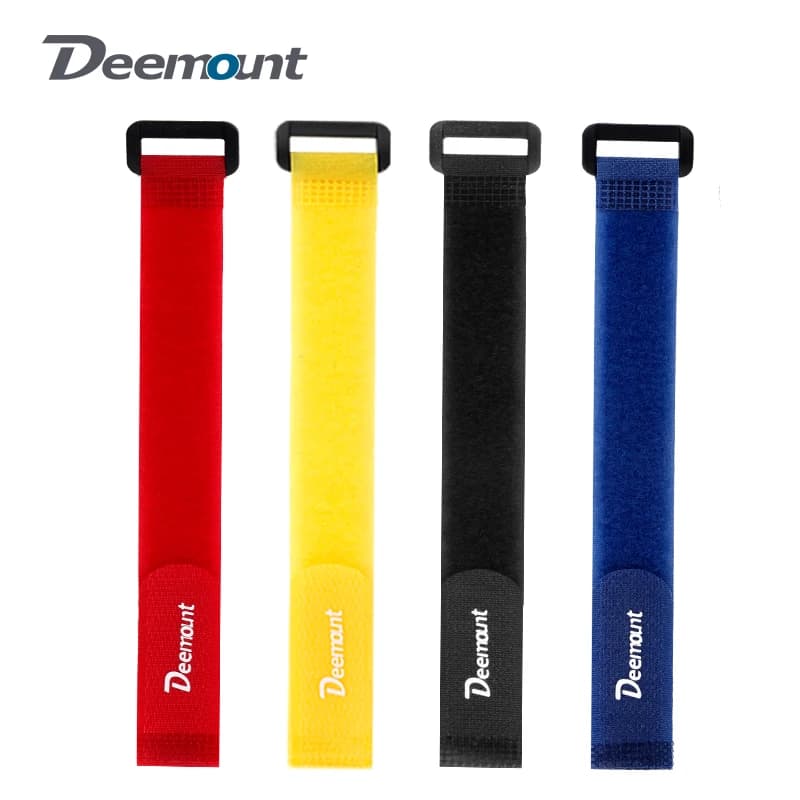 5PCS Deemount Bicicletta Nylon Gancio/Nastro Ad Anello Cinghia Autoadesiva Cavo Della Bici Filo di Fascetta Pompa Bottiglia Fascia Ciclismo Torcia Elettrica Benda