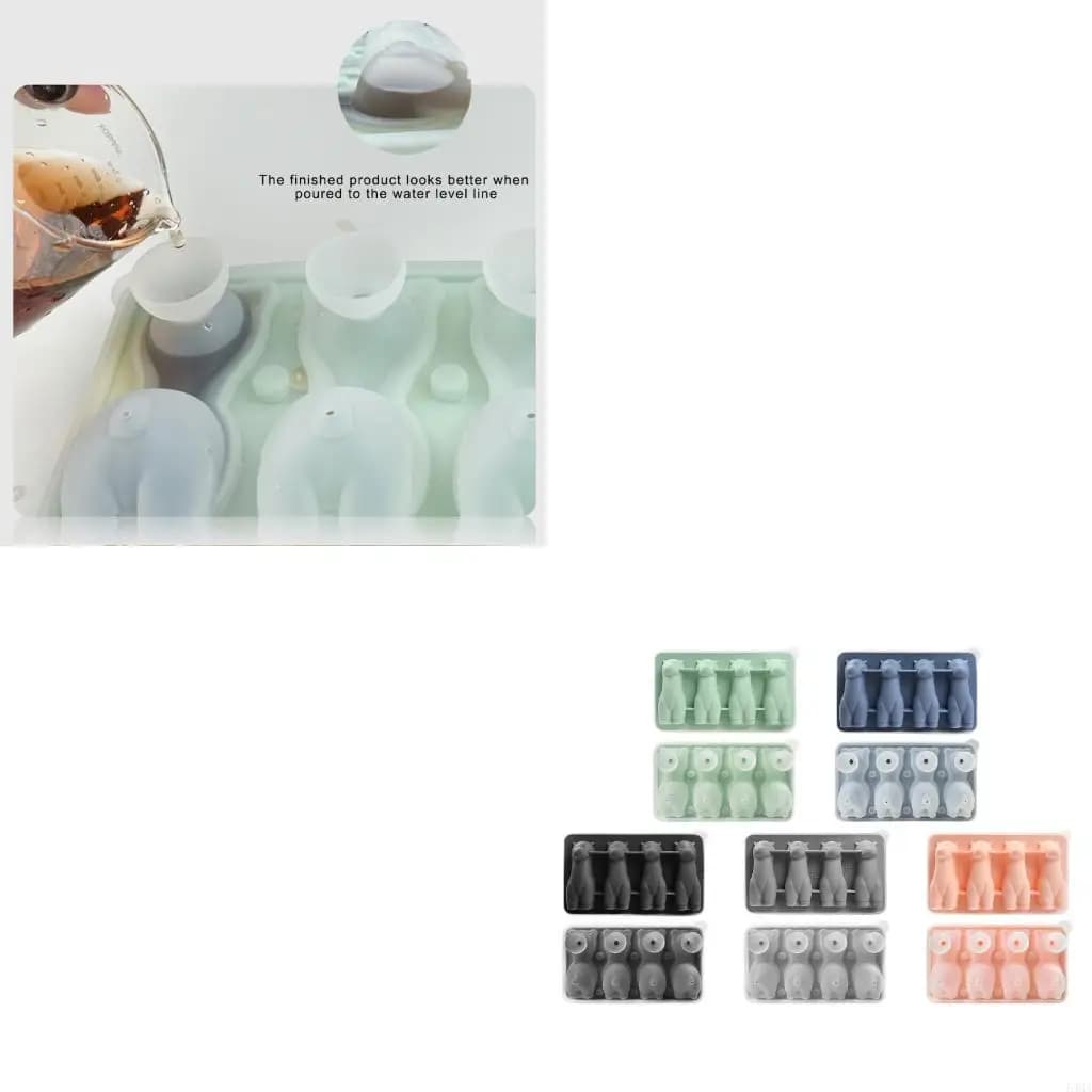 Silicone del vassoio ghiaccio adorabile alpaca a forma ghiaccio riusabile produttore ghiaccio permanente