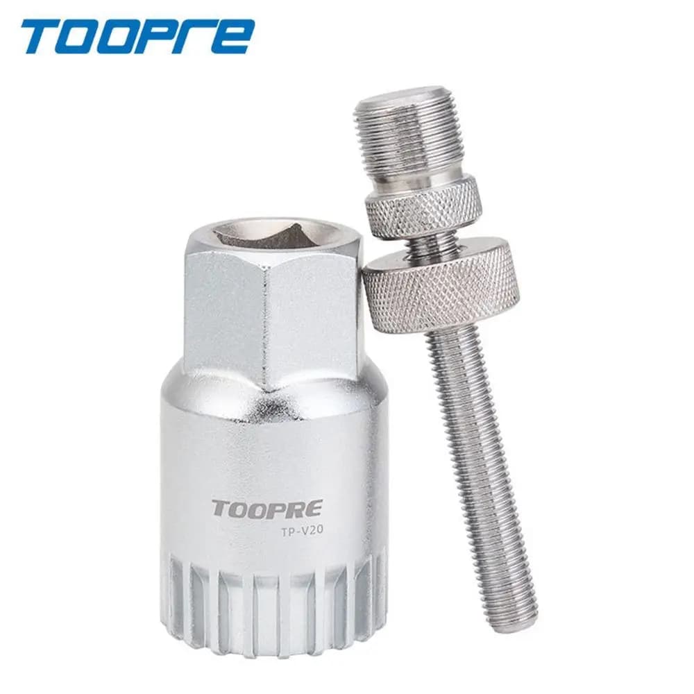 Square Hole 20 Teeth Removal Tools Wheel Puller Spline Repair Wrench Bottom Bracket Remover Bike Spanner