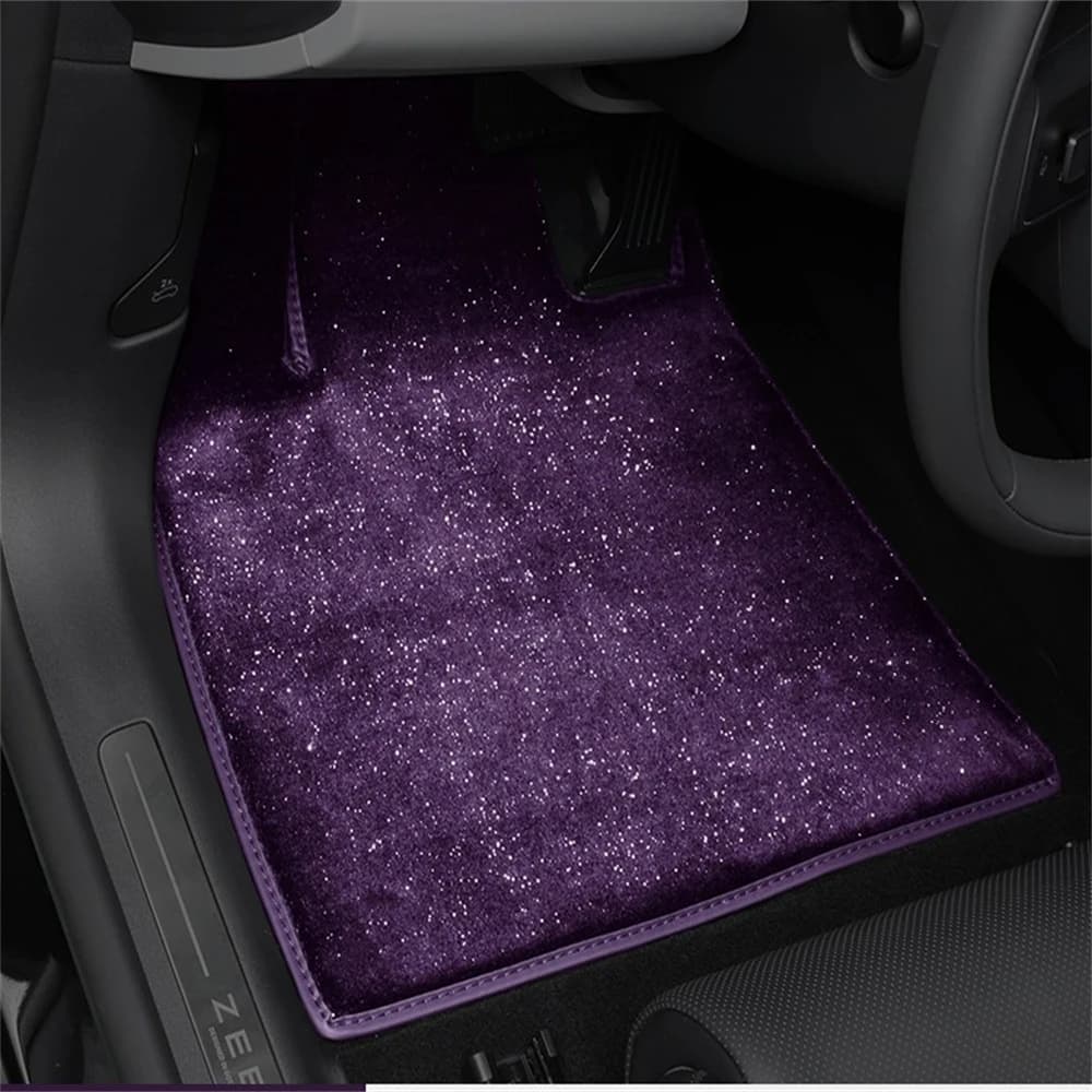 4 tappetini personalizzati per auto con motivo cielo stellato per VW Touareg, tappeti auto, coperte per auto