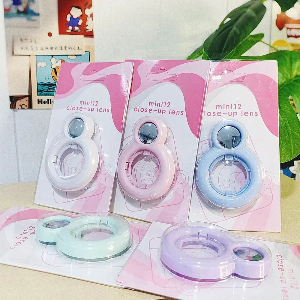 New selfie camera accessories, Fujifilm Instax Mini 12 instant camera selfie mirror, self-portrait mirror, close-up lens