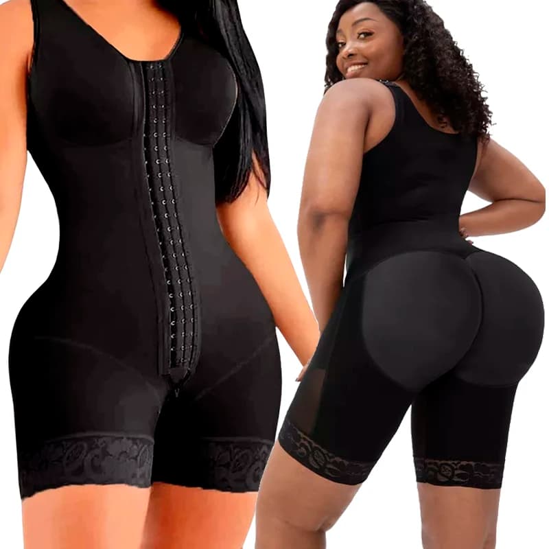 Cintura di compressione modellante per tutto il corpo Fajas Biancheria intima correttiva colombiana Shaper per il controllo della pancia Butt Lift Body con corsetto sottile