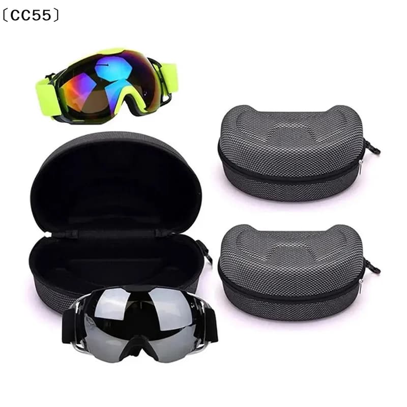 Ski Snowboard Goggles Box Hard EVA Portable Protection Carrying Case Water Resistant Shockproof Shell Ski Accessories〔CC55〕