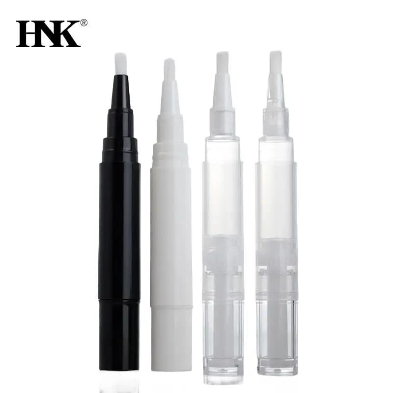 3ml Empty Twist Pen With Brush Bottle Reusable Cosmetic Container Nail Tube For Nail Art Balm Nail Art Paint Oils For Mascara