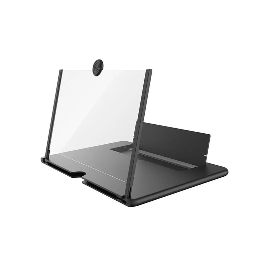 Video Cinema 12 pollici Ingranditore cinematografico Staffa di supporto Lente d'ingrandimento per schermo di proiezione Amplificatore per schermo del telefono cellulare