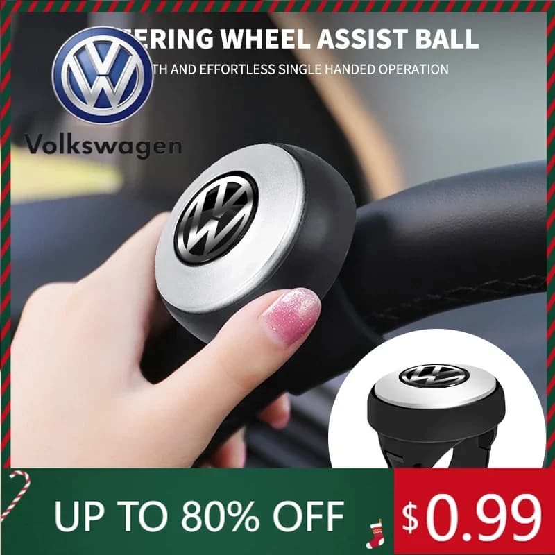 Manopola di Controllo Volante per VW Volkswagen Jetta MK5 Golf, Pomello Ausiliario Girevole per Auto Volkswagen VW Tour
