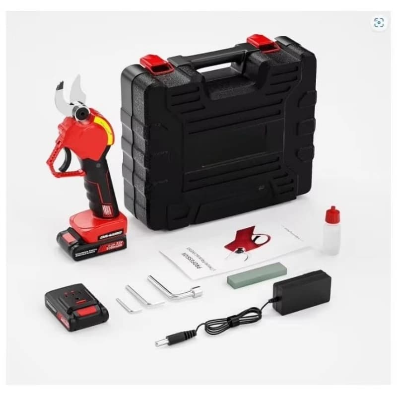 Professional 32 mm battery electric shears (1,3'') Cutting diameter Shaft branches with SK5 blade