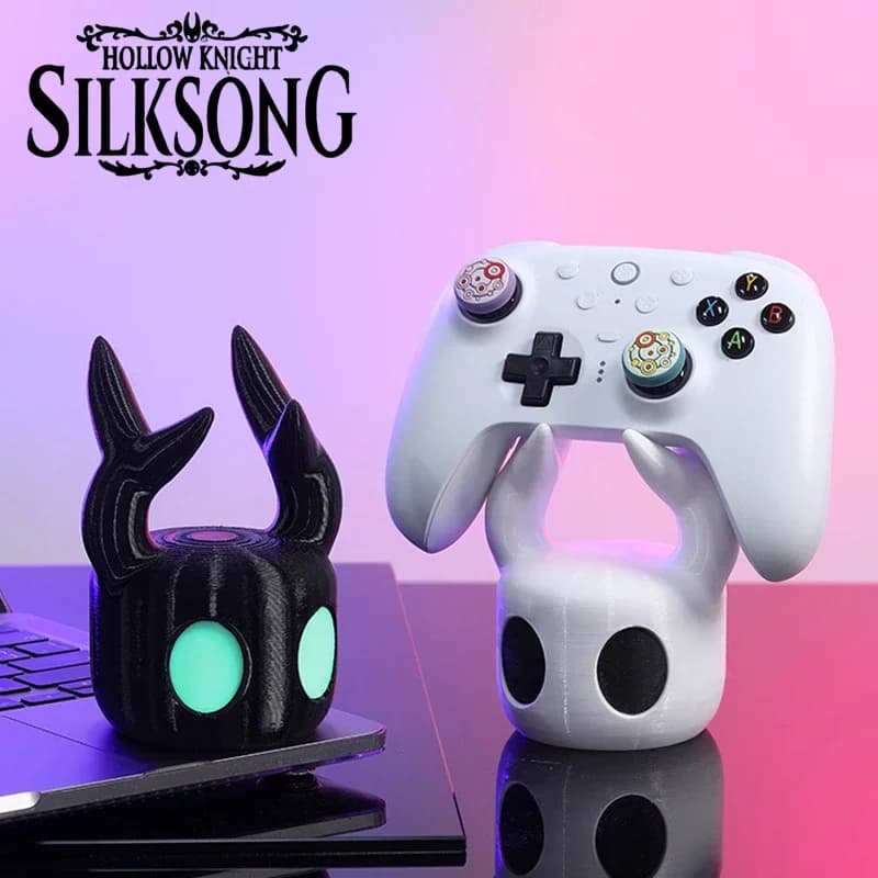 Gioco Hollow Knight Cosplay Supporto per cuffie Staffa per controller di gioco Stampa 3D Supporto per espositore Ornamenti di Halloween