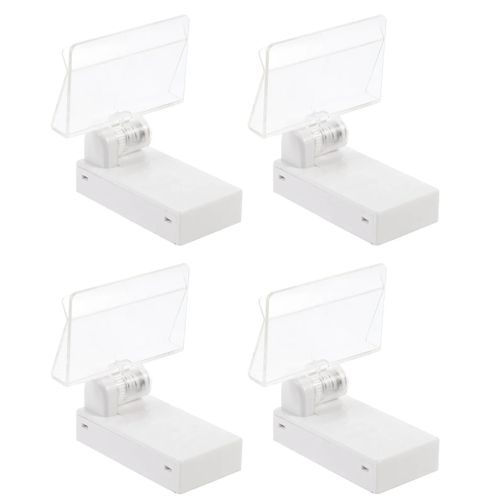 Clip magnetico da 4 pezzi, supporto professionale per etichette, clip per display con cartellino del prezzo per supermercati, negozi, ristoranti, mostre, banchetti