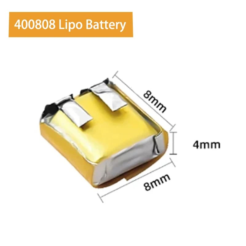 400808 batteria Lipo 3.7v 20mAh custodia morbida ricaricabile Mini batteria ai polimeri di litio 400808 per auricolare