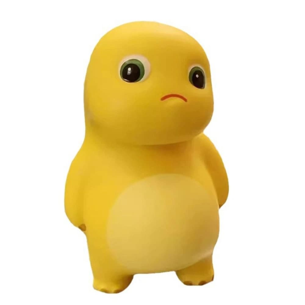 Figura di dinosauro Piccolo drago del latte Giocattoli di decompressione Giocattoli da spremere Bambola di cartone animato Drago del latte Giocattolo da spremere Morbido farcito Giallo
