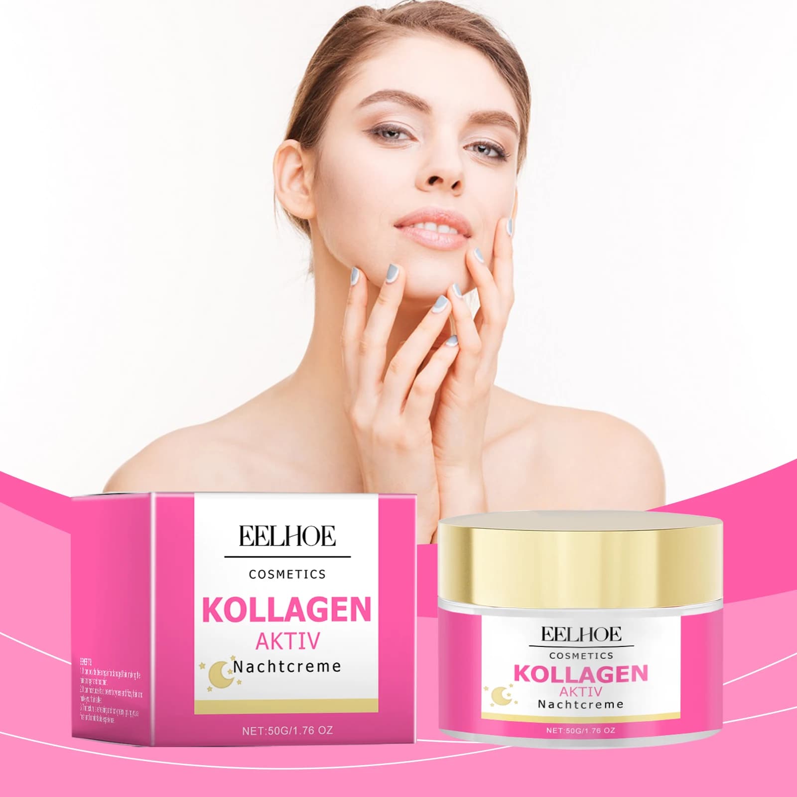 EELHOE Crema idratante rassodante Idratante Pelle del viso Riparazione idratante Crema schiarente rassodante