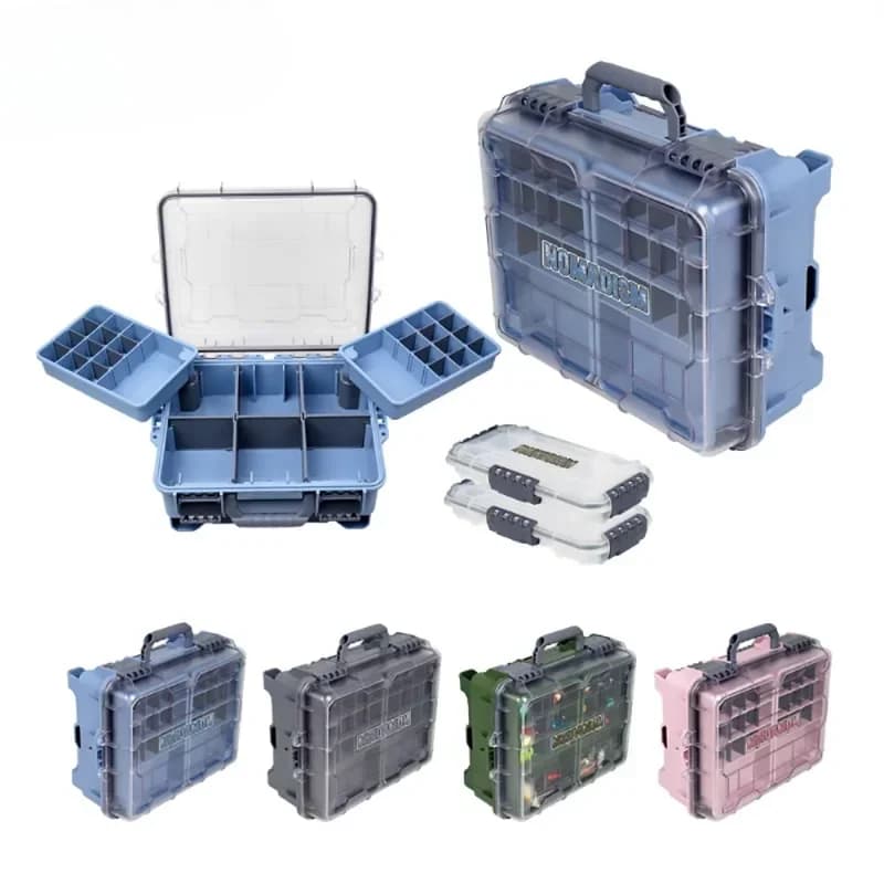Wholesale Waterproof Multifunctional Storage PP Plastic Fishing Equipment Box, Fishing Equipment Box