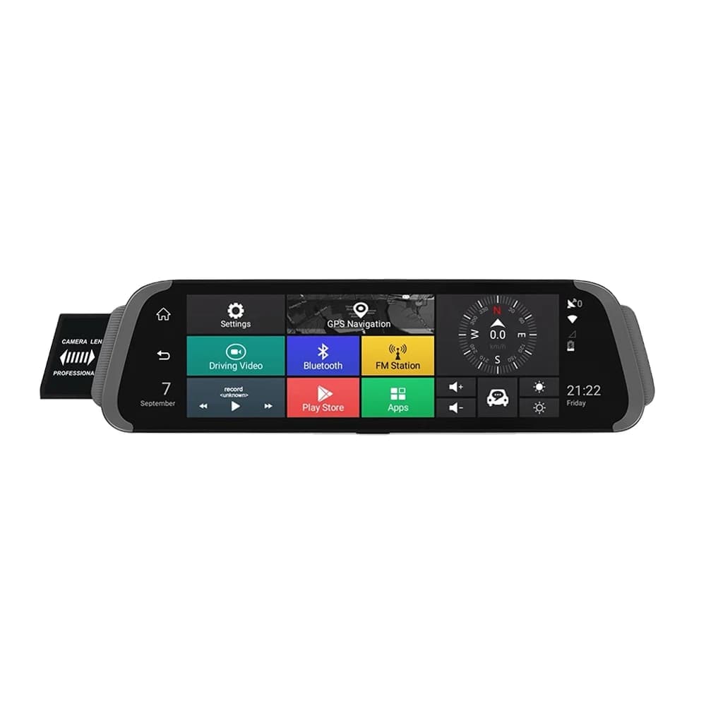 10 "3G Touch Screen Telecamera per retromarcia Specchio Dash Camera 1080P Auto DVR Visione notturna Dash Cam Registratore di guida automatica Dashcam