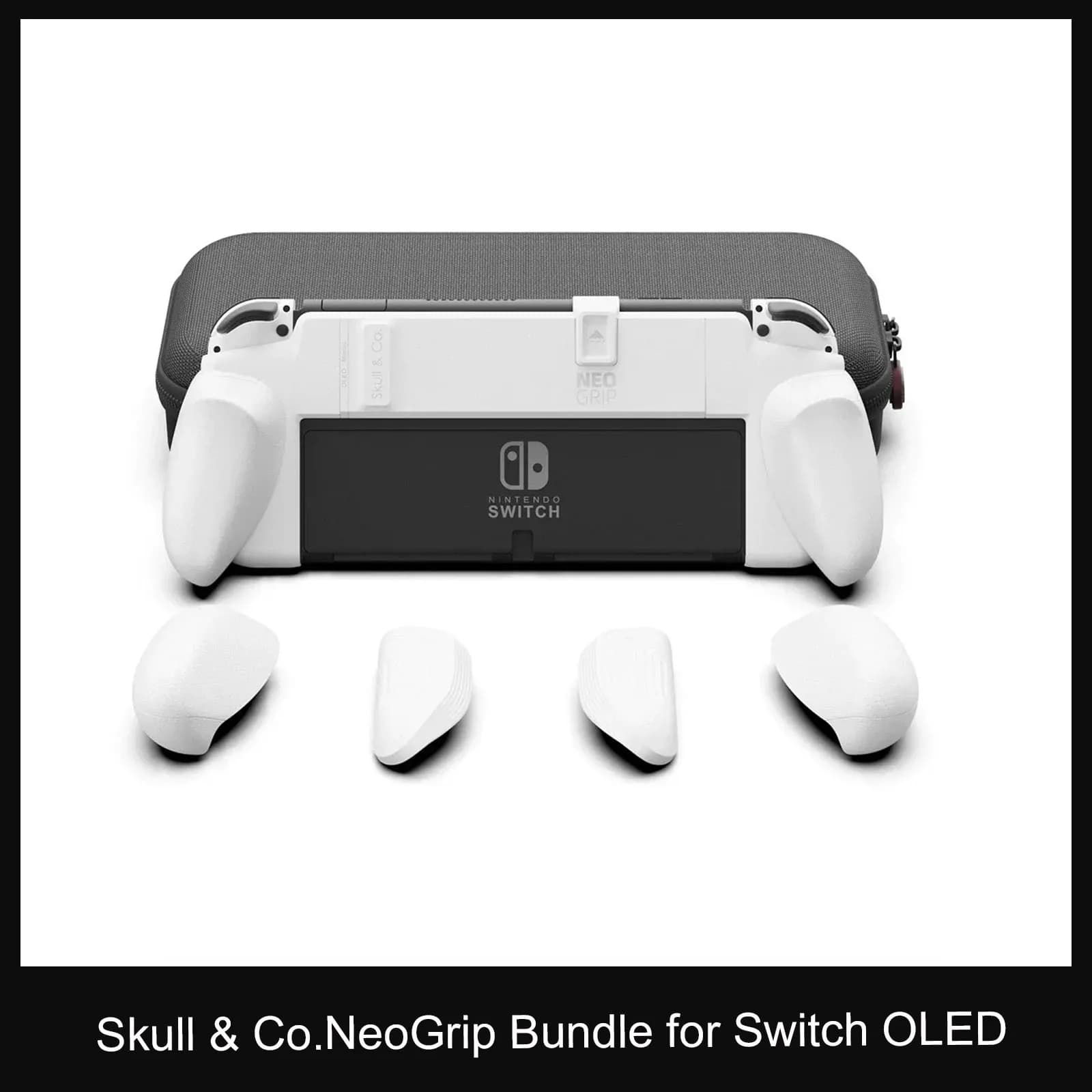 Savage Raven by Skull & Co. NeoGrip Bundle MaxCarry Custodia protettiva Custodia protettiva per console di gioco Nintendo Switch/OLED
