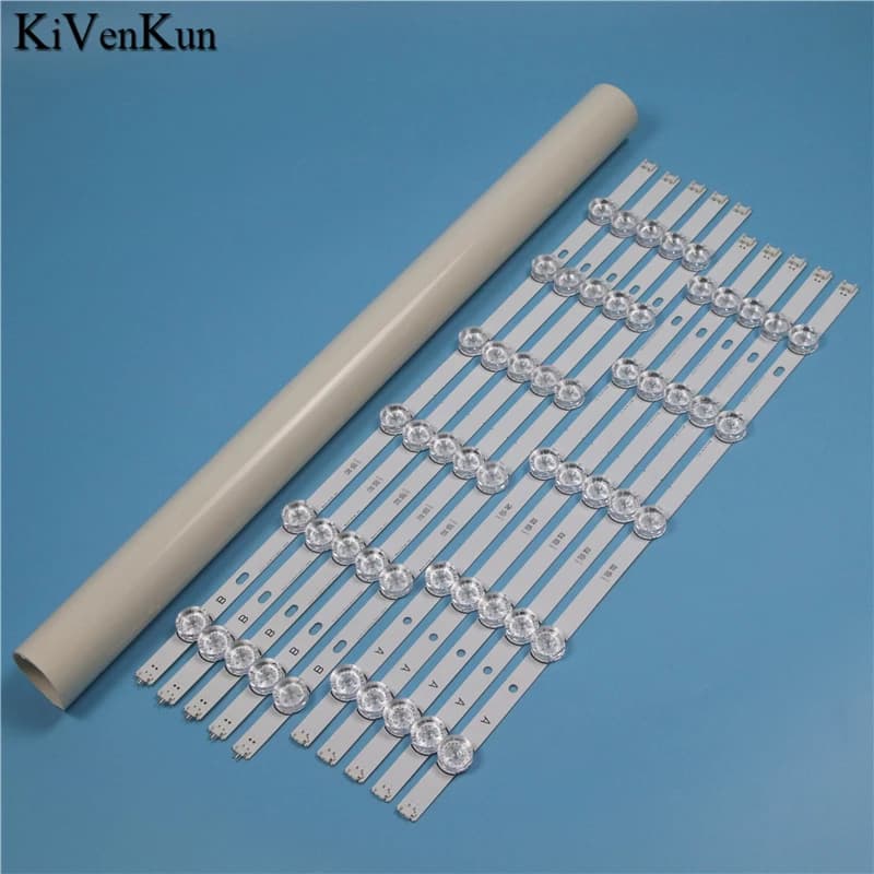 10 Strisce LED di Retroilluminazione per 55LB5500 55LB550V 55LB5610 55LB561V 55LB5700 55LB570V 55LB652T 55LF5610 Barre DRT 3.0 55"_A B TYPE