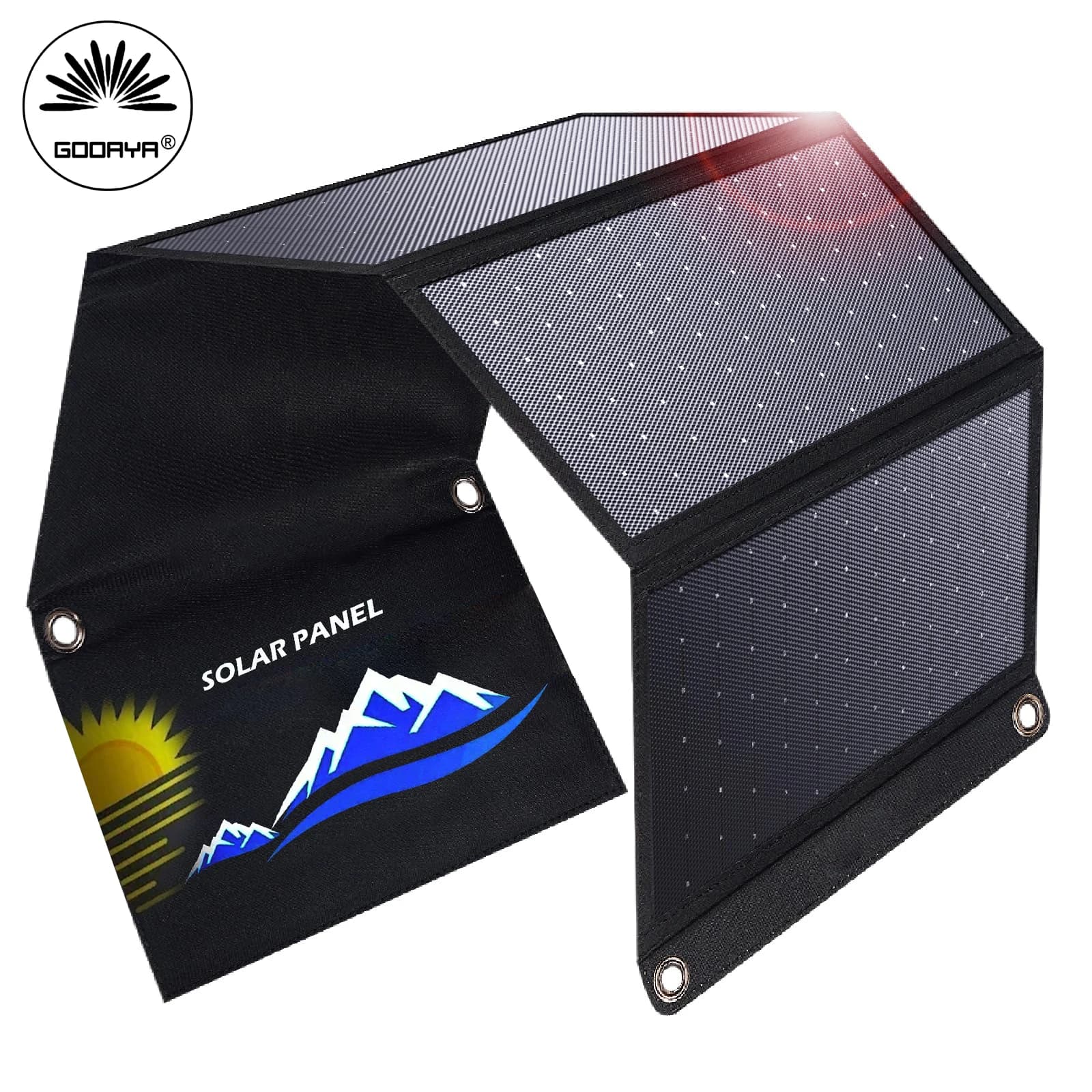 Borsa pieghevole per pannello solare portatile DC 1000W con 6 porte aggiornate per iPhone Android Samsung Ricarica per telefono cellulare da campeggio per escursioni