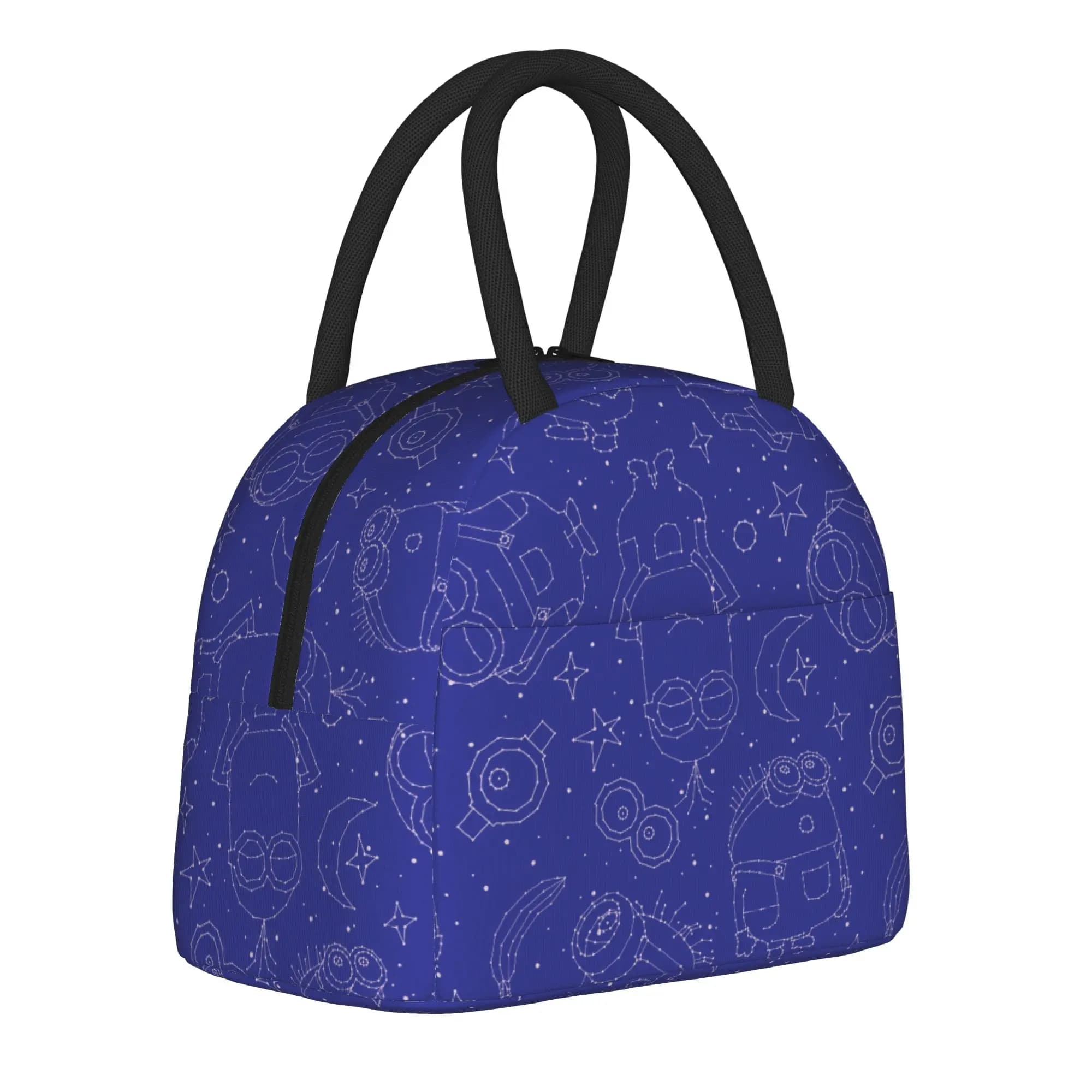 Borse termiche per il pranzo con motivo a stella dei cartoni animati Banana Henchmen, contenitore grande per pasti, borsa frigo, borsa per il pranzo, borsa per il cibo da college